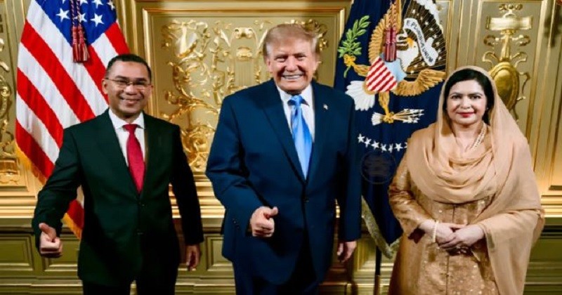 ট্রাম্পের সঙ্গে বাংলাদেশের প্রধানমন্ত্রী-স্ত্রীর ছবি প্রকাশ